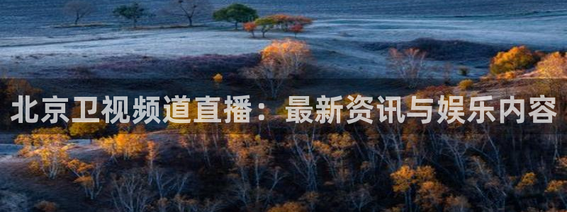 爱看球吧jrs直播：北京卫视频道直播：最新资讯与娱乐内容